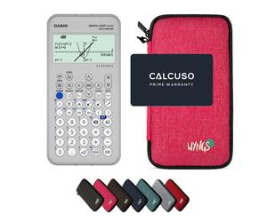 Casio Graph Light con Custodia Protettiva WYNGS inclusa Rosa - Calcolatrice Grafica - Pacchetto Base