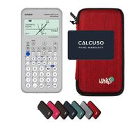 Casio Graph Light con Custodia Protettiva WYNGS inclusa Rosso - Calcolatrice Grafica - Pacchetto Base