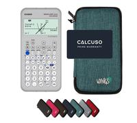 Casio Graph Light con Custodia Protettiva WYNGS inclusa Turchese - Calcolatrice Grafica - Pacchetto Base