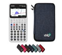 Casio Graph Math+ con Custodia Protettiva WYNGS inclusa Blu - Calcolatrice Grafica - Pacchetto Base (Francese)