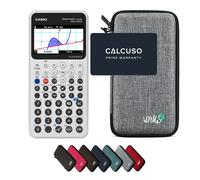 Casio Graph Math+ con Custodia Protettiva WYNGS inclusa Grigio Chiaro - Calcolatrice Grafica - Pacchetto Base