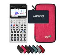 Casio Graph Math+ con Custodia Protettiva WYNGS inclusa Rosa - Calcolatrice Grafica - Pacchetto Base