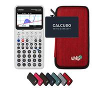 Casio Graph Math+ con Custodia Protettiva WYNGS inclusa Rosso - Calcolatrice Grafica - Pacchetto Base