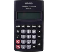 Casio HL-815L calcolatrice tascabile - Display a 8 cifre, con radice quadrata, Nero