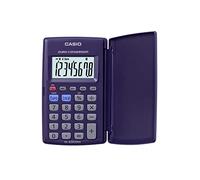 Casio HL-820VER, calcolatrice tascabile a 8 cifre con conversione euro, blu