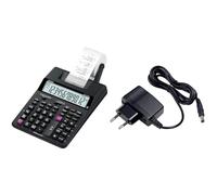 Casio Hr-150Rce - Calculadora Impresora, 6.5 X 16.5 X 29.5 Cm, Color Negro & Ada-60024 Adattatore E Invertitore Interno Nero
