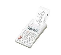Casio HR-8RCE-WE - Calcolatrice Scrivente Bianca Portatile, Bianco
