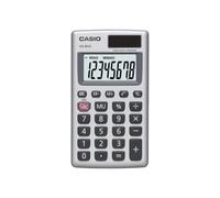 Casio HS-8VA Mini calcolatrice a 6 funzioni | Ampio display LCD a 8 cifre | Alimentazione solare con batteria di riserva | Funzione standard | Formato tascabile portatile