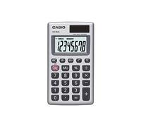 Casio HS-8VA-WK-UP Calcolatrice tascabile a 8 cifre, argento