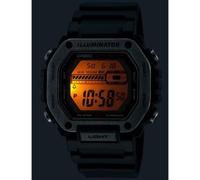 Casio MWD-110H-1AVDF Orologio da uomo digitale in resina nera, Nero/puro piacere, cinturino