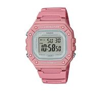Orologio CASIO ILLUMINATOR W-218HC-4AVDF Silicone Rosa Chrono Sveglia Sub 50mt
