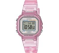 Casio Orologio Quarzo Unisex, misura cassa 30.00mm con quadrante Clear Digitale e cinturino Rosa in Plastic/Resin Bracelet LA-20WHS-4AEF