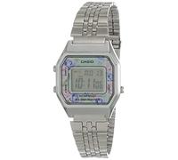 Casio LA680WA-2C Women's Vintage Floral Dial Alarm Chronograph Digital Watch