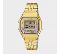 Casio LA680WGA-4C | Orologio da donna digitale vintage floreale tono oro con ...