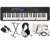 Casio LK-S450 - Pacchetto educativo con supporto e software di istruzione eMedia, adattatore CA e cuffie