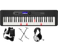 Casio LK-S450 Premium Keyboard Pack con supporto, adattatore CA e cuffie