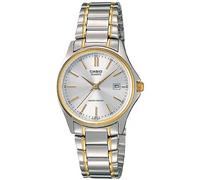 Casio LTP-1183G-7ADF Women's Two-Tone Stainless Steel Watch - Silver Dial