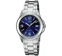 Casio LTP-1215A-2AD orologio al quarzo quadrante blu | Resistente all'acqua, datario, cinturino in acciaio inox