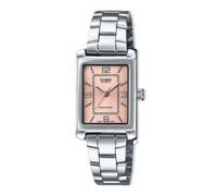 Casio LTP-1234DD-4A | Quadrante rosa classico | Cinturino in acciaio...