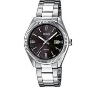 Casio LTP-1302D-1A1VDF Women's Analog Watch - Black Dial with Stainless Steel Bracelet