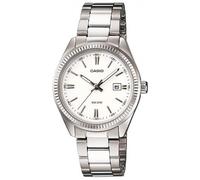 Orologio donna CASIO vintage ref. LTP-1302D-7A1VDF acciaio data ghiera zigrinata
