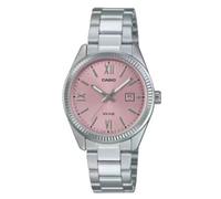 Casio LTP-1302DD-4A1VDF Women's Watch - Stainless Steel, Pink Dial, 50M Water Resistant