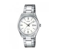 Casio LTP-1302PD-7A1VEG Women's Watch - White Dial, Stainless Steel Bracelet