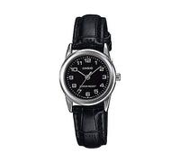 Casio LTP-V001L-1 - Orologio da polso Donna, Pelle, colore: Nero