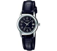 CASIO LTP-V002L-1BUDF OROLOGIO DONNA PELLE NERO DATA 24mm SOTTOCOSTO