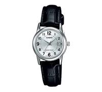 CASIO LTP-V002L-7BUDF OROLOGIO DONNA PELLE NERO DATA 25mm SOTTOCOSTO