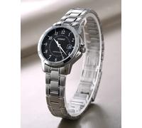 CASIO LTP-V004D-1BUDF OROLOGIO DONNA ACCIAIO NERO DATA 30mm SOTTOCOSTO