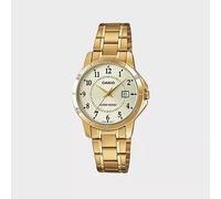 Casio LTP-V004G-9B | Orologio da polso classico da donna al quarzo con acciai...