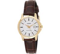 CASIO LTP-V004GL-7AUDF OROLOGIO DONNA PELLE MARRONE DORATO DATA 30mm SOTTOCOSTO