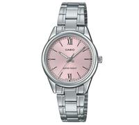 CASIO LTP-V005D-4B2UDF OROLOGIO DONNA ACCIAIO NUMERI ROSA ROMANI 28mm SOTTOCOSTO