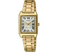 Casio LTP-V007G-9BUDF Women's Watch - Gold-Tone Square Dial, Roman Numerals