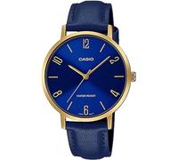CASIO LTP-VT01GL-2BUDF ENTICER OROLOGIO DONNA PELLE BLU DORATO 35mm SOTTOCOSTO