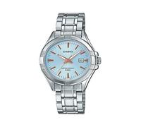Casio LTP1308D-2AV Orologio da donna analogico in acciaio inossidabile con quadrante blu, Blu, Movimento al quarzo