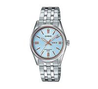 Casio LTP1335D-2AV - Orologio analogico da donna con quadrante blu in acciaio inossidabile e data, Blu, Movimento al quarzo