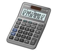 CASIO - MS-120FM-WA-EP - Calcolatrice da tavolo MS-120FM - 12 cifre - grigio - Casio - 72197 - Conf. da 1 Pz.