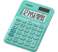 Casio MS-7UC-GN Mini Calcolatrice da Tavolo, Verde Pastello