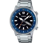 CASIO MTD-130D-1A2VDF OROLOGIO UOMO ACCIAIO NERO BLU DAY-DATE 44mm SOTTOCOSTO