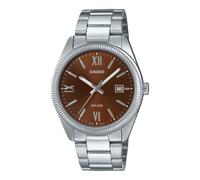 CASIO MTP-1302DD-5AVDF OROLOGIO UOMO ACCIAIO NUMERI ROMANI 38mm DATA SOTTOCOSTO