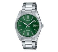 Casio MTP-1302PD-3AVEF 38mm Quadrante Analogico-Digitale Verde-Argento Acciaio Inox