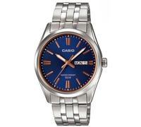 Casio MTP-1335D-2A2VDF Men's Watch - Blue Dial, Stainless Steel Band