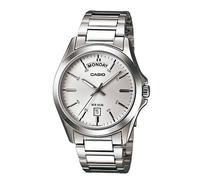 Casio MTP-1370D-7AVDF Men's Classic Stainless Steel Day-Date Watch