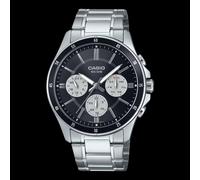 Casio Placcato Ionico Acciaio Inossidabile MTP-1374D-1A3V 50M Orologio da Uomo
