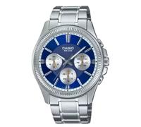 Casio MTP-1375D-2A1VDF Men's Stainless Steel Watch - Blue Dial