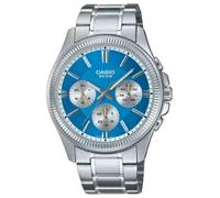 Casio MTP-1375D-2A2VDF Men's Analog Watch - Blue Dial, Stainless Steel Band, Day-Date Display