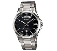CASIO MTP-1381D-1AVDF OROLOGIO UOMO ACCIAIO DAY-DATE DATARIO 38mm SOTTOCOSTO