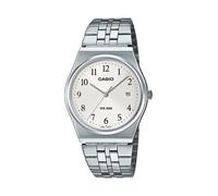 Casio MTP-B145D-7BVEF Men's Watch - White Dial, Stainless Steel Bracelet